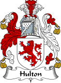 English Coat of Arms for the family Hulton