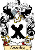 English or Welsh Family Coat of Arms (v.23) for Andesley
