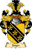 English Coat of Arms (v.23) for the family Sayer