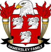 Coat of arms used by the Hamersley family in the United States of America