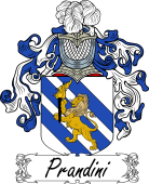 Araldica Italiana Coat of arms used by the Italian family Prandini