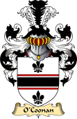 Irish Family Coat of Arms (v.23) for O'Coonan or Conan