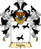 French Family Coat of Arms (v.25) Legay (Gay le)