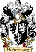 English or Welsh Family Coat of Arms (v.23) for Hetherington (Leicester and Berks)