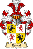 v.23 Coat of Family Arms from Germany for Reindl