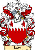 English or Welsh Family Coat of Arms (v.23) for Law