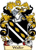 English or Welsh Family Coat of Arms (v.23) for Waller