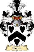English Coat of Arms (v.23) for the family Baron