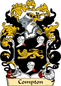 English or Welsh Family Coat of Arms (v.23) for Compton