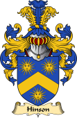 English Coat of Arms (v.23) for the family Hinson