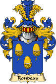 French Family Coat of Arms (v.23) for Rondeau