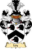 English Coat of Arms (v.23) for the family Ley