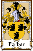 German Coat of Arms Wappen Bookplate  for Ferber