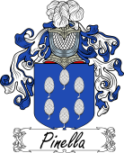 Araldica Italiana Coat of arms used by the Italian family Pinella