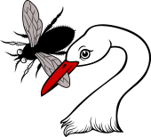 Stork Head Erased-Fly