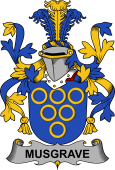 Irish Coat of Arms for Musgrave