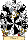 English or Welsh Family Coat of Arms (v.23) for Bisset (Ref Berry)
