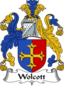 English Coat of Arms for the family Wolcott