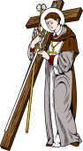 Catholic Saints Clipart image: St Bernard of Clairvaux