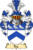English Coat of Arms (v.23) for the family Tay