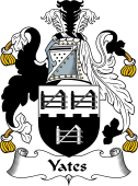 English Coat of Arms for the family Yate (s)