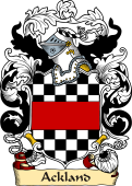 English or Welsh Family Coat of Arms (v.23) for Ackland