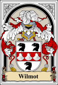 English Coat of Arms Bookplate for Wilmot