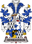 Swedish Coat of Arms for Hermansson