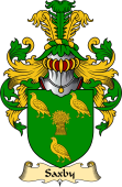 English Coat of Arms (v.23) for the family Saxby