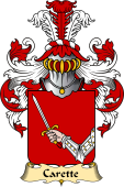 French Family Coat of Arms (v.23) for Carette