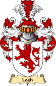 English Coat of Arms (v.23) for the family Legh