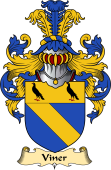 English Coat of Arms (v.23) for the family Viner or Vyner