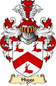 English Coat of Arms (v.23) for the family Higgs