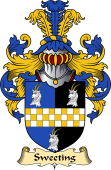 English Coat of Arms (v.23) for the family Sweeting