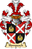 v.23 Coat of Family Arms from Germany for Hompesch