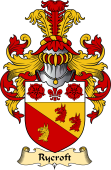 English Coat of Arms (v.23) for the family Rycroft