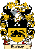 English or Welsh Family Coat of Arms (v.23) for Rushton (Lancashire)