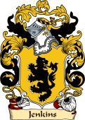 English or Welsh Family Coat of Arms (v.23) for Jenkins