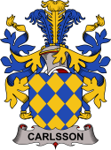 Swedish Coat of Arms for Carlsson