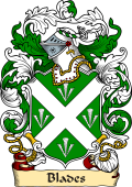 English or Welsh Family Coat of Arms (v.23) for Blades (York)