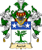 French Family Coat of Arms (v.25) Auriol