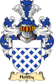 English Coat of Arms (v.23) for the family Holtby