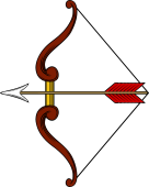 Bow with Arrow Drawn to the Head