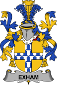 Irish Coat of Arms for Exham