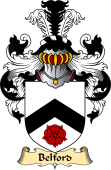 English Coat of Arms (v.23) for the family Belford