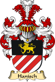 v.23 Coat of Family Arms from Germany for Hanisch