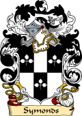 English or Welsh Family Coat of Arms (v.23) for Symonds