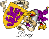 Sept (Clan) Coat of Arms from Ireland for Lacy