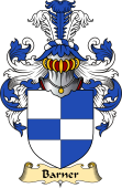 English Coat of Arms (v.23) for the family Barner