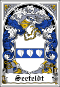 Danish Coat of Arms Bookplate for Seefeldt